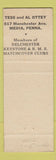Matchbook Cover - Ottey Print Shop Media PA pinup