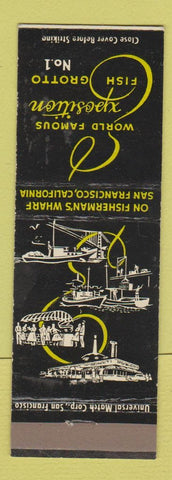 Matchbook Cover - Exposition Fish Grotto San Francisco CA
