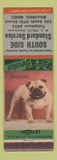 Matchbook Cover - South Side Standard oil gas Billings MT bulldog