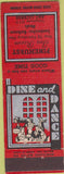 Matchbook Cover - Pinehurst Tea Room BBQ NO TOWN