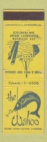 Matchbook Cover - The Wahoo San Francisco CA WEAR