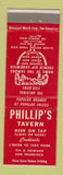 Matchbook Cover - Phillip's Tavern San Francisco CA