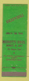 Matchbook Cover - Trocadero Morotti Bros Stockton CA GREEN