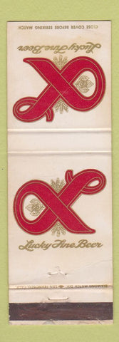 Matchbook Cover - Lucky Fine Beer WEAR