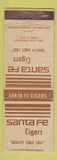 Matchbook Cover - Santa Fe Cigars Detroit MI WEAR