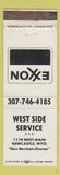 Matchbook Cover - Exxon oil gas West Side Newcastle WY WEAR