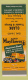 Matchbook Cover - Mayflower Clark Transfer Storage Dubuque IA trucking