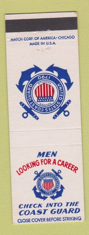 Matchbook Cover - Coast Guard Recruiting