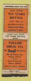 Matchbook Cover - Toller Drug Store Sioux City IA BOBTAIL WEAR