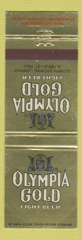 Matchbook Cover - Olympia Godl Beer Olympia WA St Paul MN