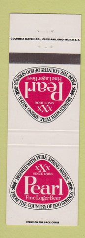 Matchbook Cover - Pearl Lager Beer
