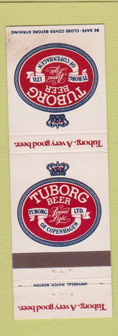 Matchbook Cover - Tuborg Beer Copenhagen