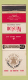 Matchbook Cover - Winston Cigarettes Spain California Cafeterias Madrid Bilbao