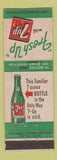 Matchbook Cover - 7Up Soda DD Bean