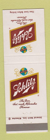 Matchbook Cover - Schlitz Beer