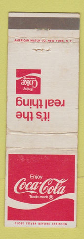 Matchbook Cover - Coca Cola Soda WEAR