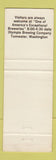 Matchbook Cover - Olympia Beer Tumwater WA