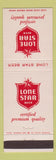 Matchbook Cover - Lone Star Beer