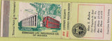 Matchbook Cover - Standard Life Insurance Charleston WV WEAR