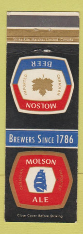 Matchbook Cover - Molson Ale Beer Canada