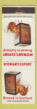 Matchbook Cover - McEwan's Export Beer UK Scotland
