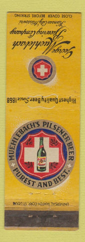 Matchbook Cover - George Muehlebach Beer Kansas City MO WEAR