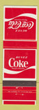 Matchbook Cover - Coca Cola Soda Canada WEAR