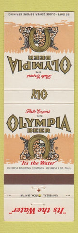 Matchbook Cover - Olympia Beer