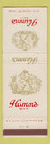 Matchbook Cover - Hamm's Beer DD Bean