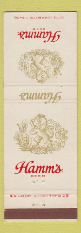 Matchbook Cover - Hamm's Beer DD Bean