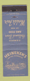 Matchbook Cover - Heineken's 1939 World's Fair Zuiderzee beer