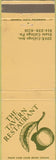 Matchbook Cover - Tavern Restaurant State College PA WEAR