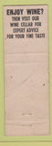 Matchbook Cover - Ruth Beil Liquor Store West Hempstead NY WORN