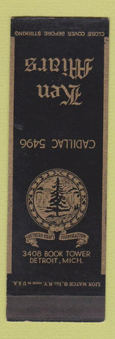 Matchbook Cover - Ken Miars Detroit MI SAMPLE Southern Kraft Corp