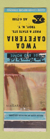 Matchbook Cover - YWCA Cafeteria Troy NY WORN