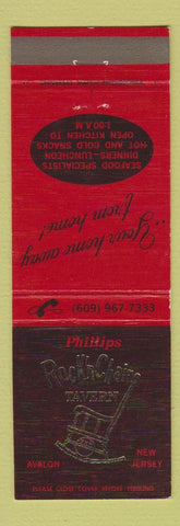 Matchbook Cover - Phillips Rocking Chair Tavern Avalon NJ