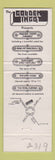 Matchbook Cover - Golden Ingot Fairfax Circle VA