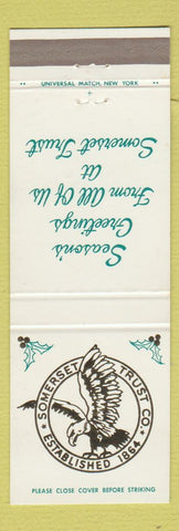 Matchbook Cover - Somerset Trust Company Somerville NJ?