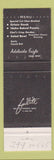 Matchbook Cover - Mr Jim's Steak House Erlanger KY
