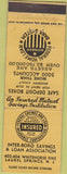 Matchbook Cover - Insurance Laurel Springs NJ WEAR