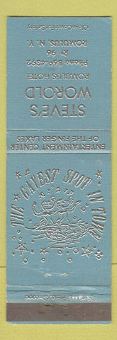 Matchbook Cover - Steve's World Romulus NY girlie