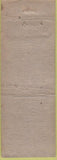 Matchbook Cover - Ace Johnston Insurance Houston TX POOR