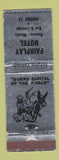 Matchbook Cover - Fairplay Hotel Colorado Burro Capital WEAR