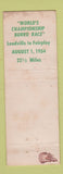 Matchbook Cover - Fairplay Hotel Colorado Burro Capital WEAR