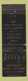Matchbook Cover - Jolly's Restaurant Cave City KY WEAR