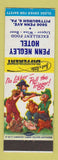Matchbook Cover - Penn Negley Hotel Pittsburgh PA hillbilly