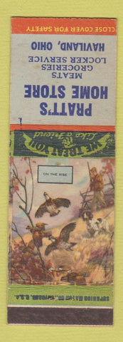 Matchbook Cover - Pratt's Home Store Haviland OH