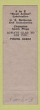 Matchbook Cover - Hospelhorn's Sunoco oil gas York PA pinup