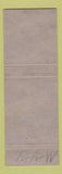 Matchbook Cover - Stover's Esso oil gas Lewisburg PA pinup