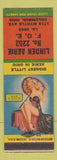 Matchbook Cover - Eagles Club Columbus OH pinup